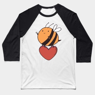 Valentine's Day is for Honey Bee Lovers Cute Baseball T-Shirt